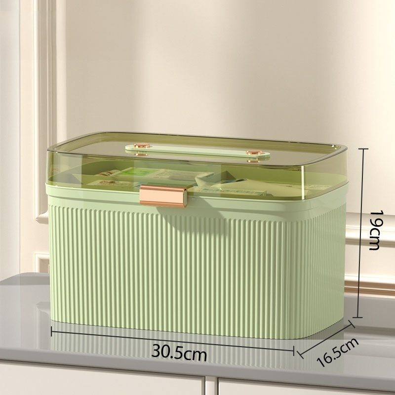 Large Capacity Multi-layer Medicine Box for Home Use