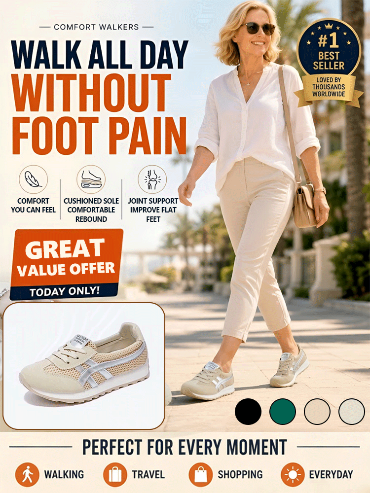 Breathable Color-Block Platform Women's Shoes