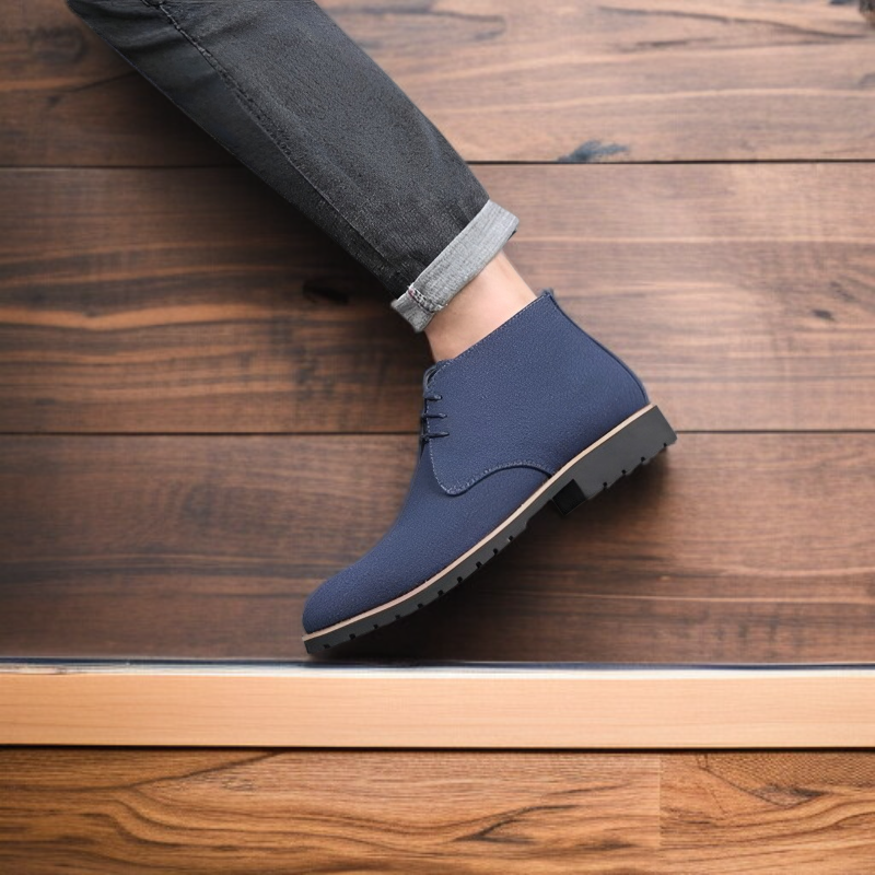 Zapatos de vestir con cordones y tacón bajo para hombre