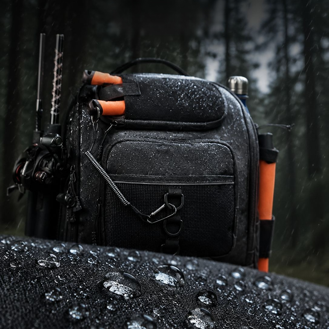 Neuer faltbarer multifunktionaler Outdoor-Angelrucksack mit großer Kapazität