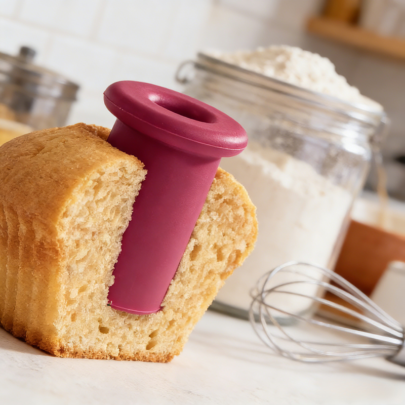 Többfunkciós konyhai sütőeszközök, kör alakú szilikon lyukasztóval