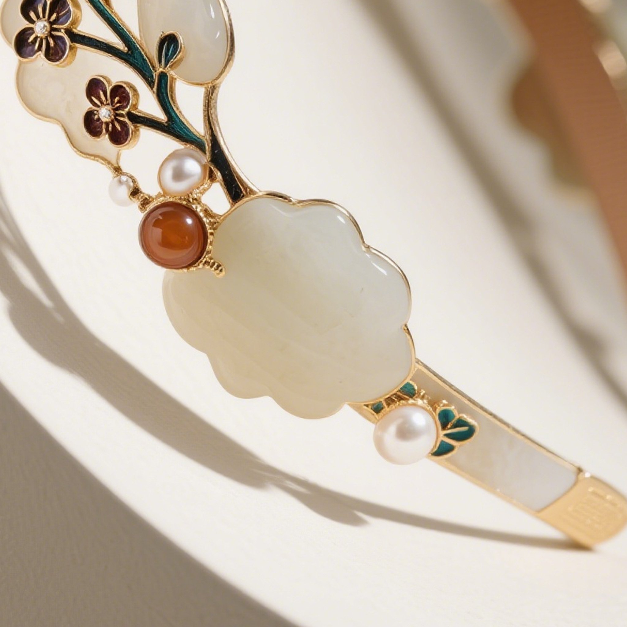 ミニマルデザインフラワーカチューシャ