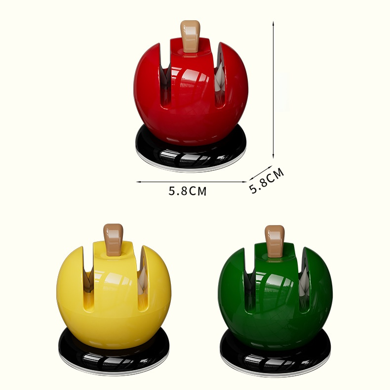 蘋果鎢鋼吸盤磨刀器