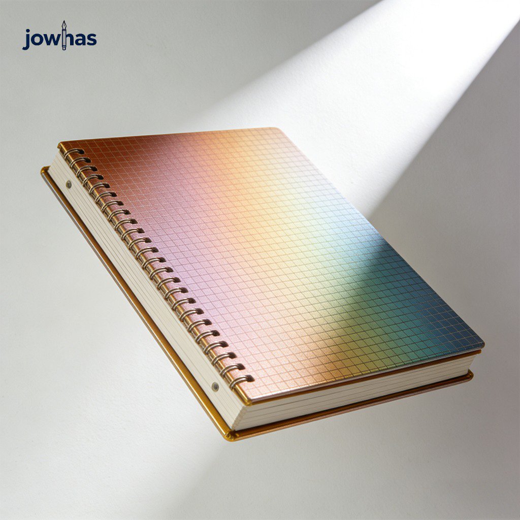 Cuadernos de hojas sueltas con cuadrícula gruesa y opaca (3 piezas)