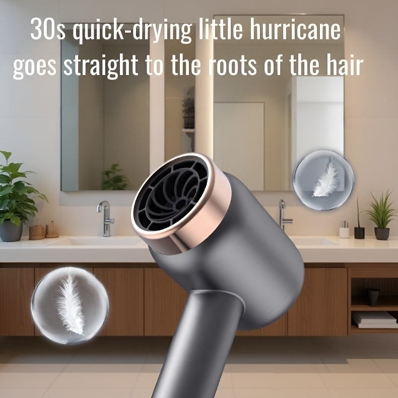 Household High-Speed Negative Ion Cordless Portable Hair Dryer