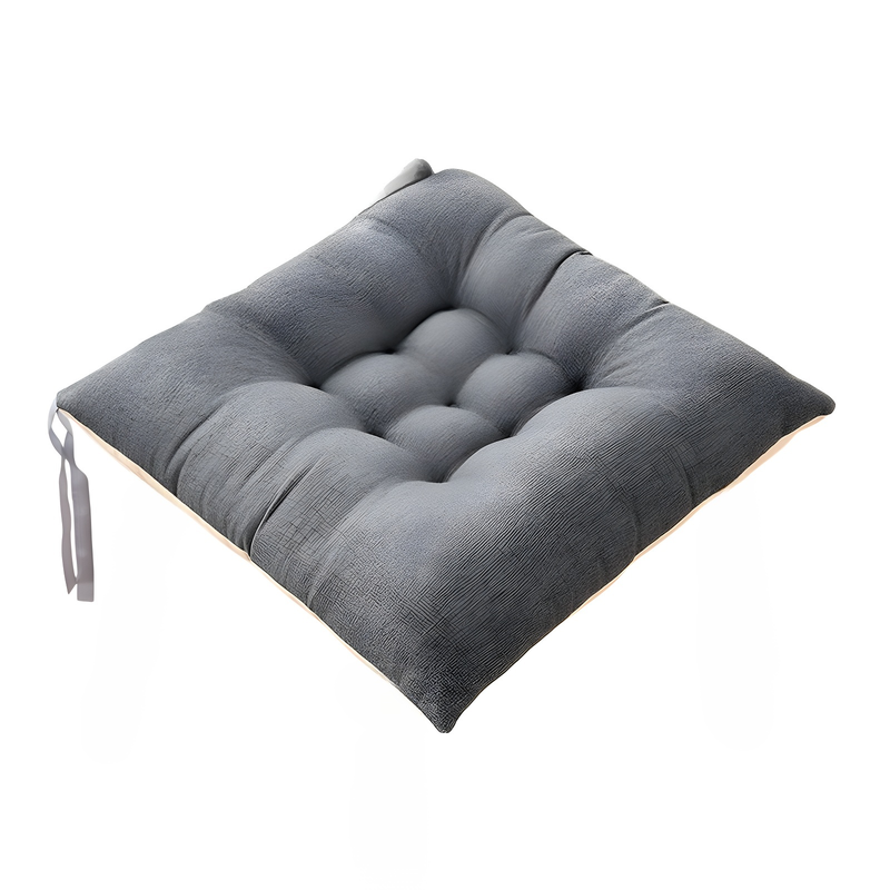 Cotton and linen thickened seat cushion