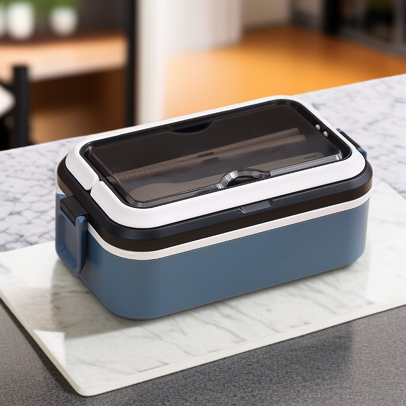 ステンレス製携帯ランチボックス