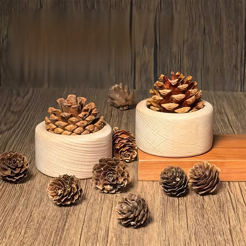 Dekoration mit Kiefernzapfen-Diffusor