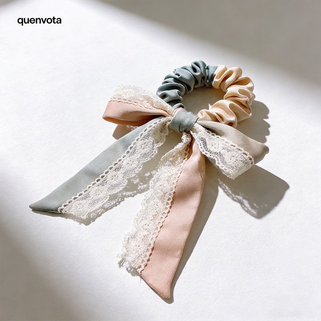 부드러운 느낌의 레이스 헤어밴드 (5개입)