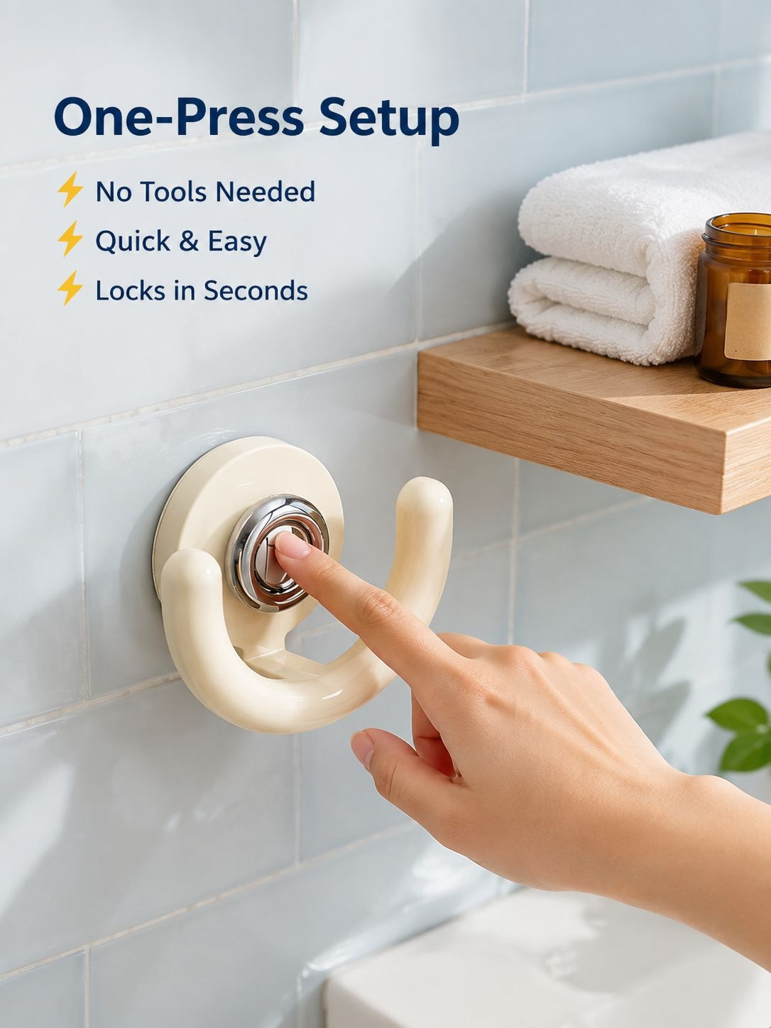 No-Drill Wall Slipper Organizer