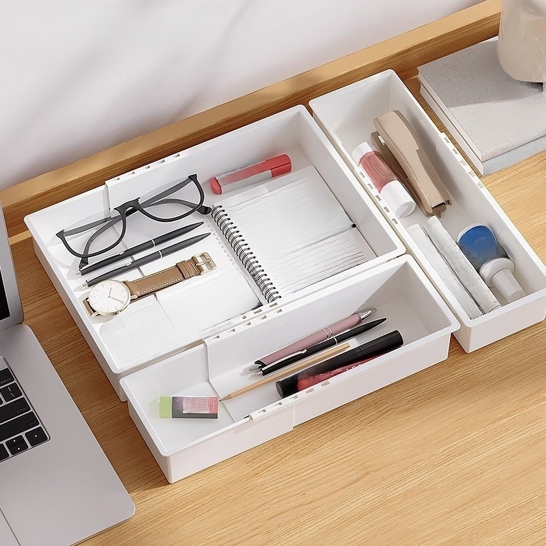 拡張可能な引き出し収納ボックス