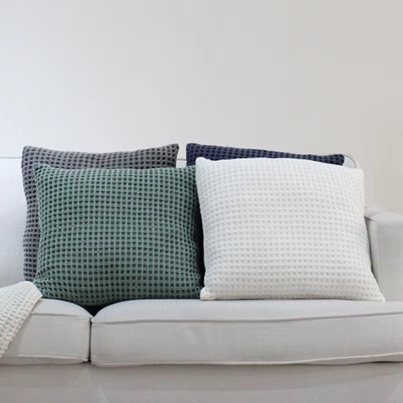 クッション快適白編みソファマット家庭用生活装飾枕