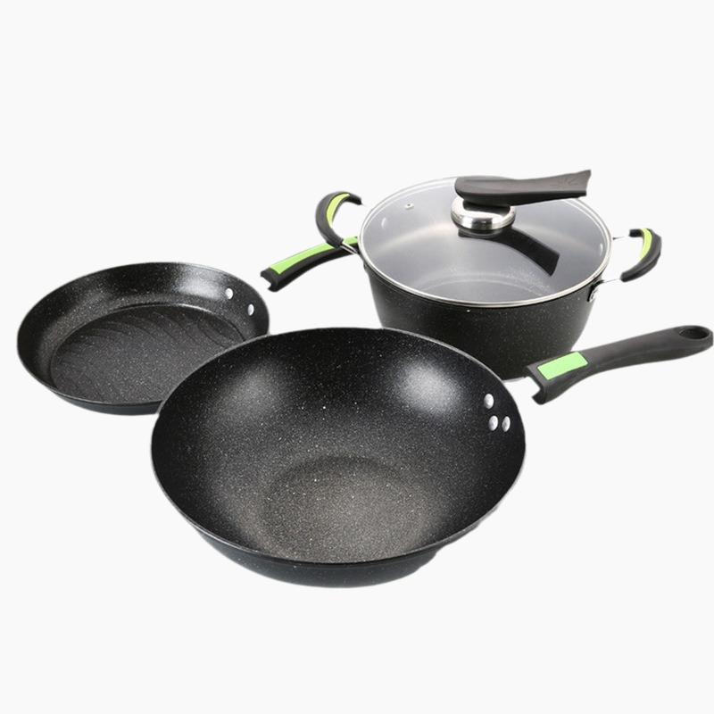 ホーム 調理器具セット フラット・マックリブ・ノンスティック・ストックポット 調理器具セット フラット・マックリブ・ストックポット
