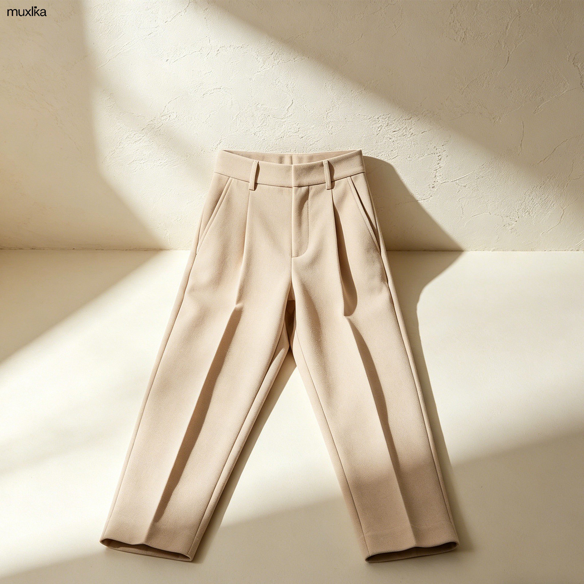 美脚効果のあるレディーススラックス