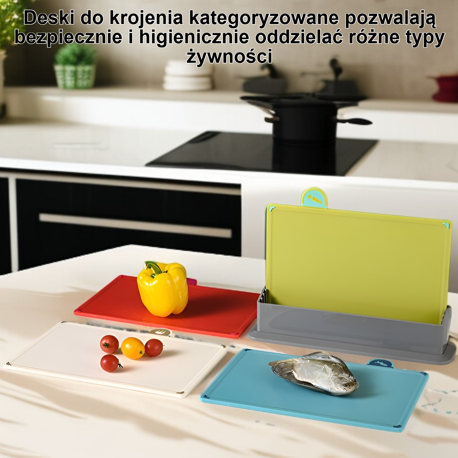 Deski do krojenia kategoryzowane