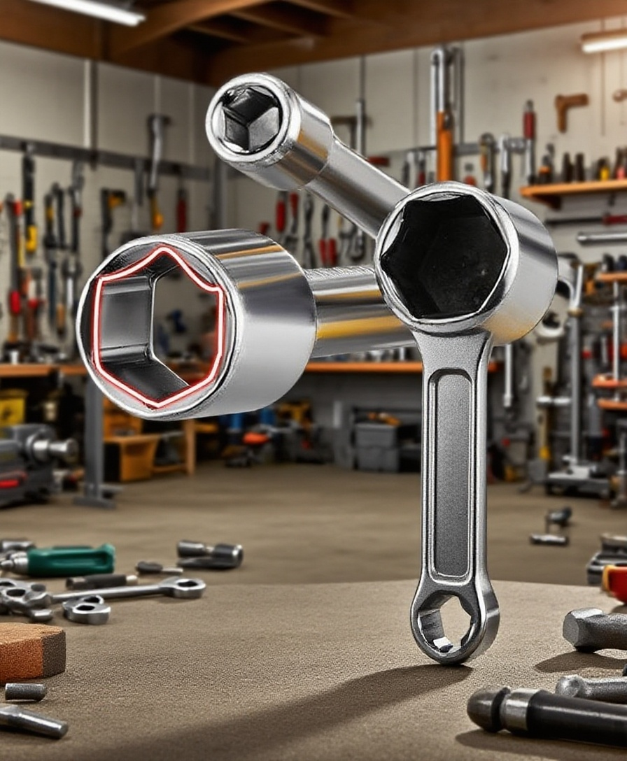 Steckschlüssel mit ergonomischem Griff