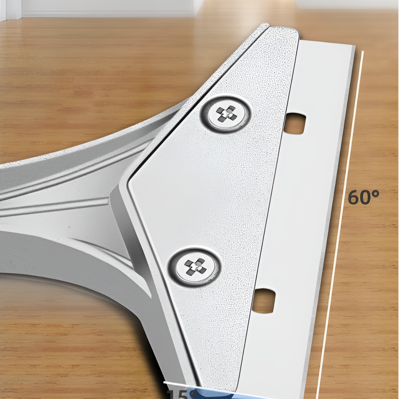 伸縮式ステンレス壁用スクレーパー 清掃専用ロングハンドル工具