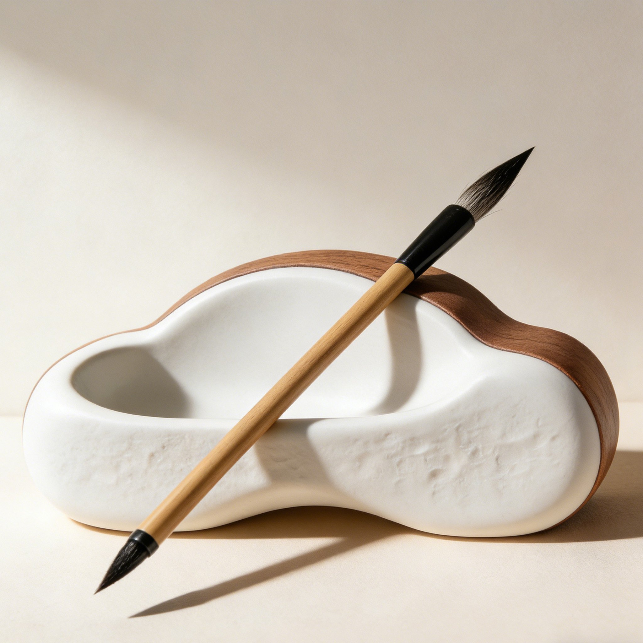 단목 조각 문진