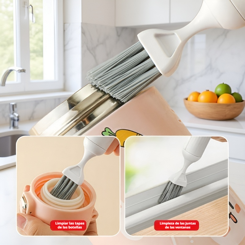 Juego de herramientas 6 en 1 para limpiar biberones de bebé