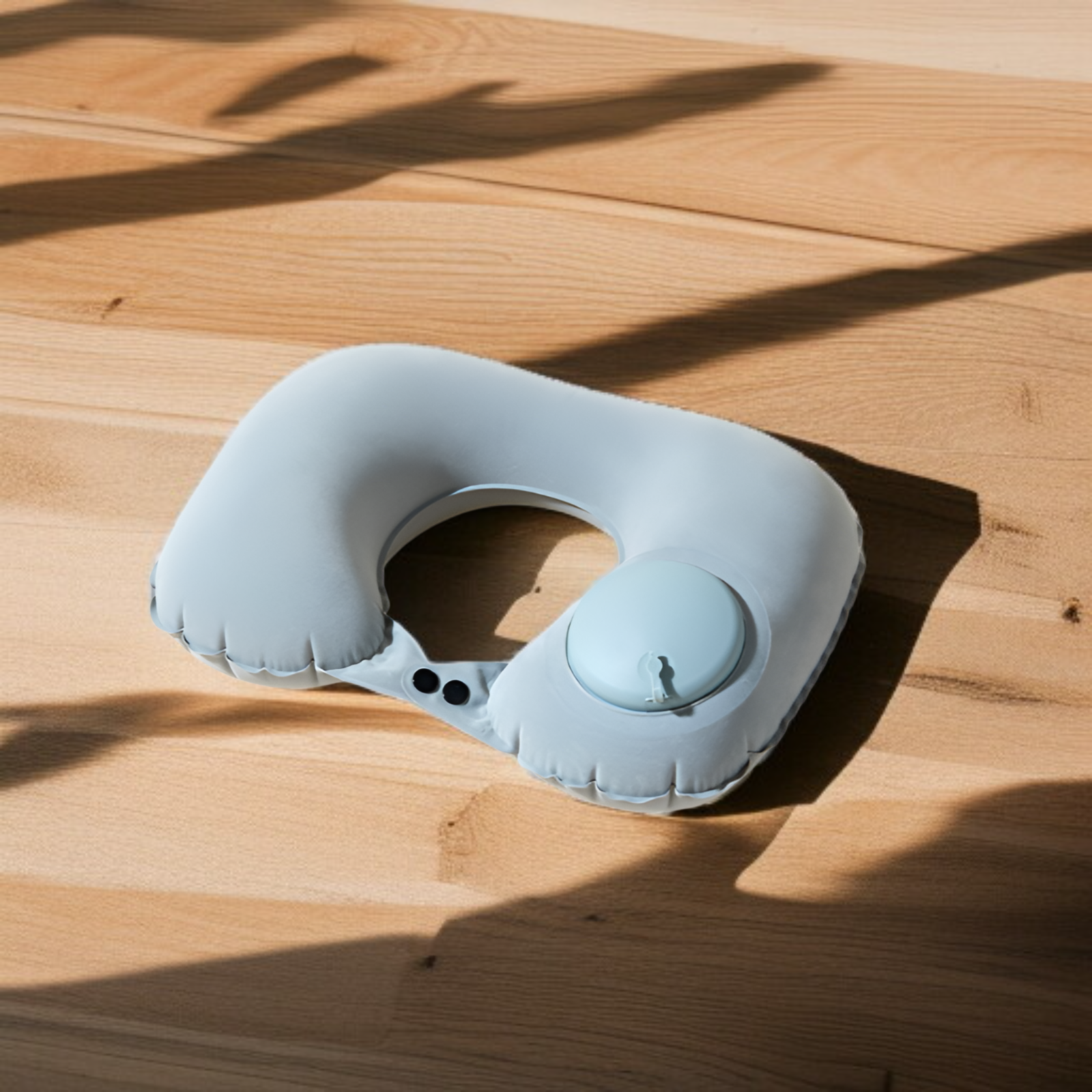 여행 중 사용되는 U자형 베개