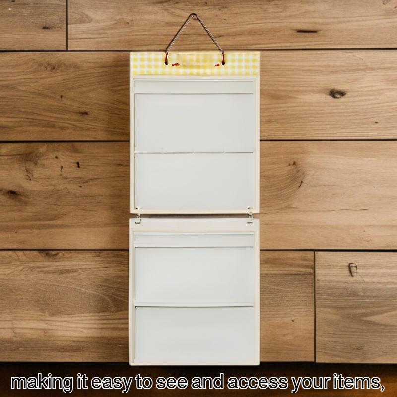 Transparent Hanging Storage Bag, Large Capacity Display Organizer
