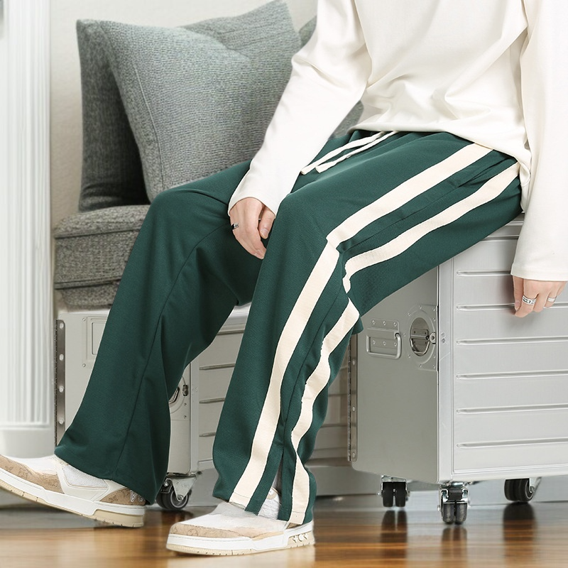 男性春秋カジュアルパンツゆるい長ズボンストレートカップル秋カジュアルパンツ