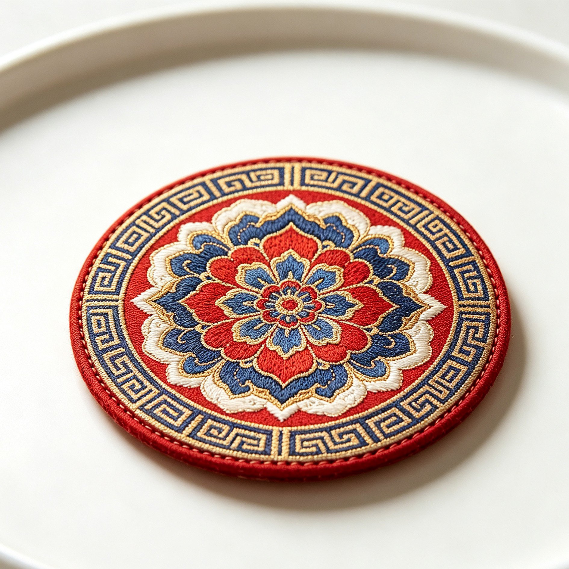 Shu brocade coasters