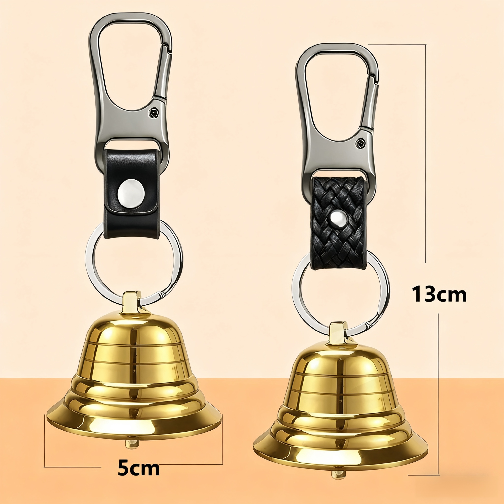 アウトドアハイキング用真鍮製熊よけベル