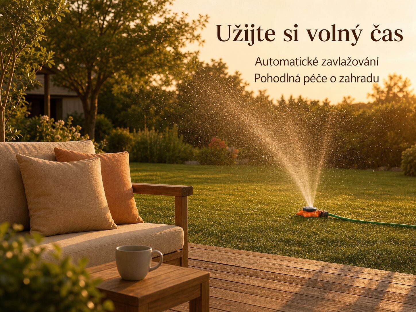 Pohodlné ovládání zavlažovacího systému přes aplikaci