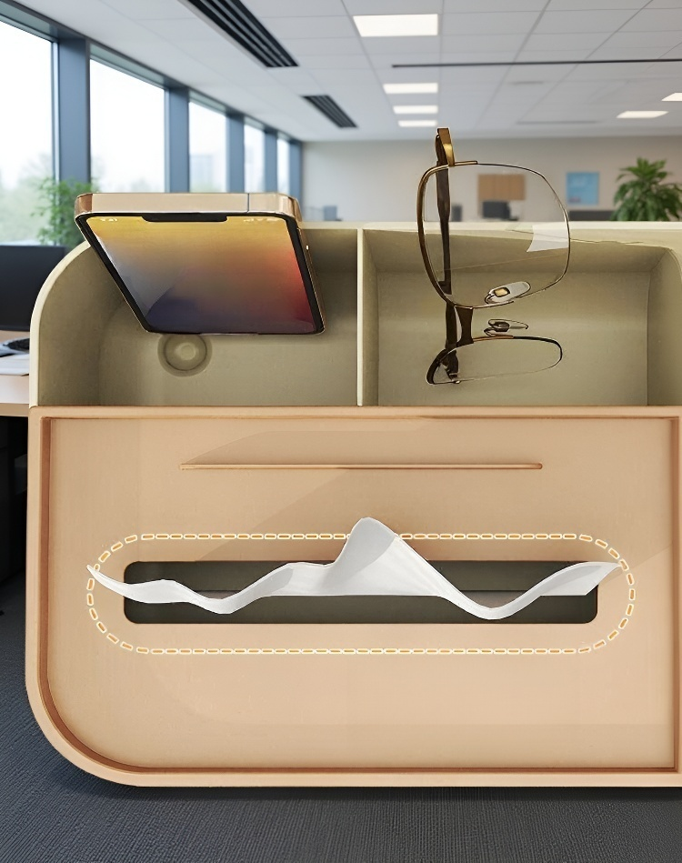 便利な家庭用ティッシュボックスの使用例