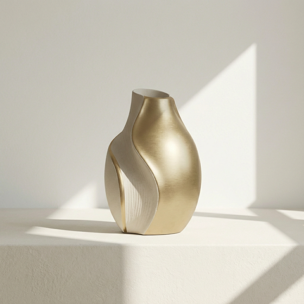 แจกันตกแต่งโต๊ะทำงานดีไซน์ทันสมัย