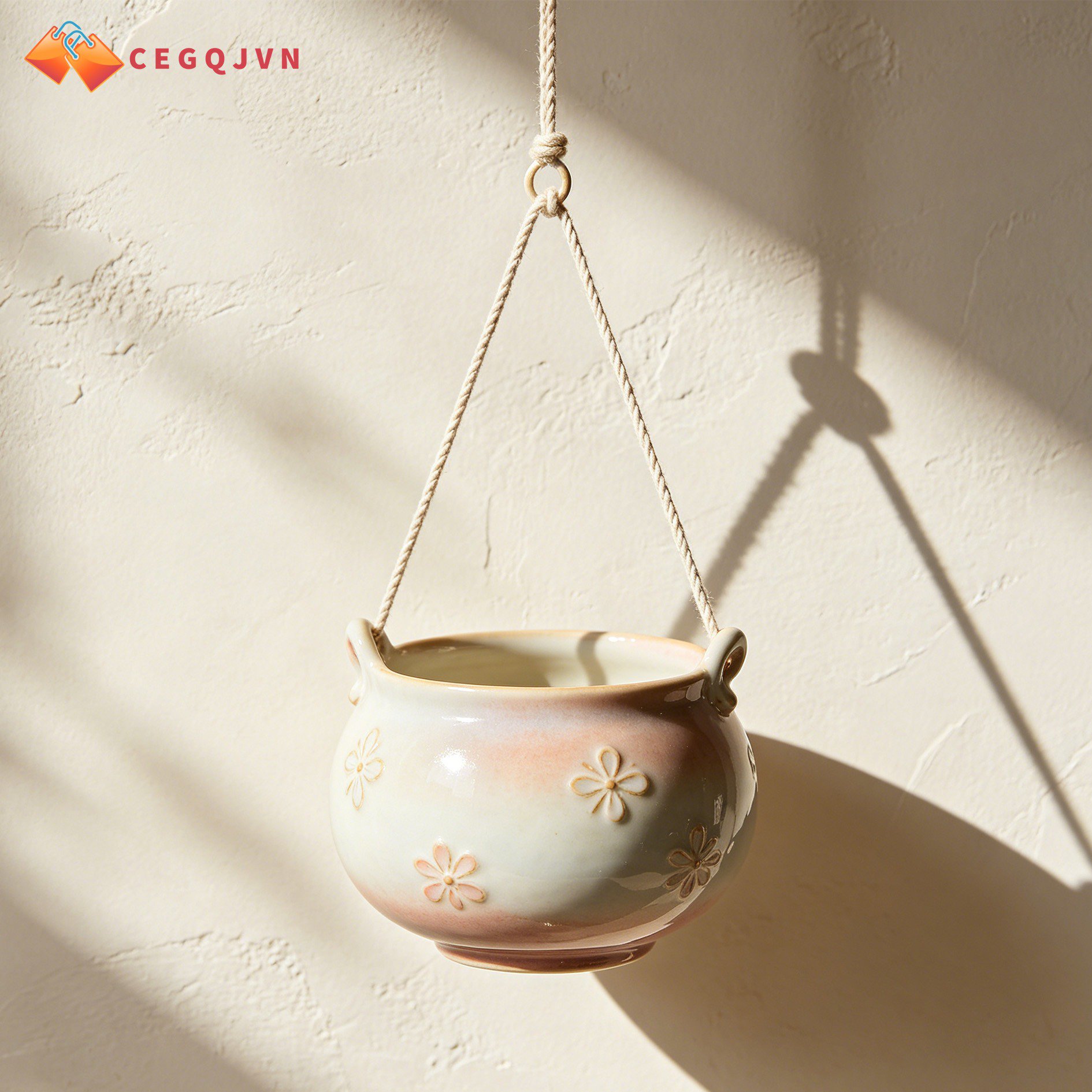 Hanging flower pots (3 pieces)