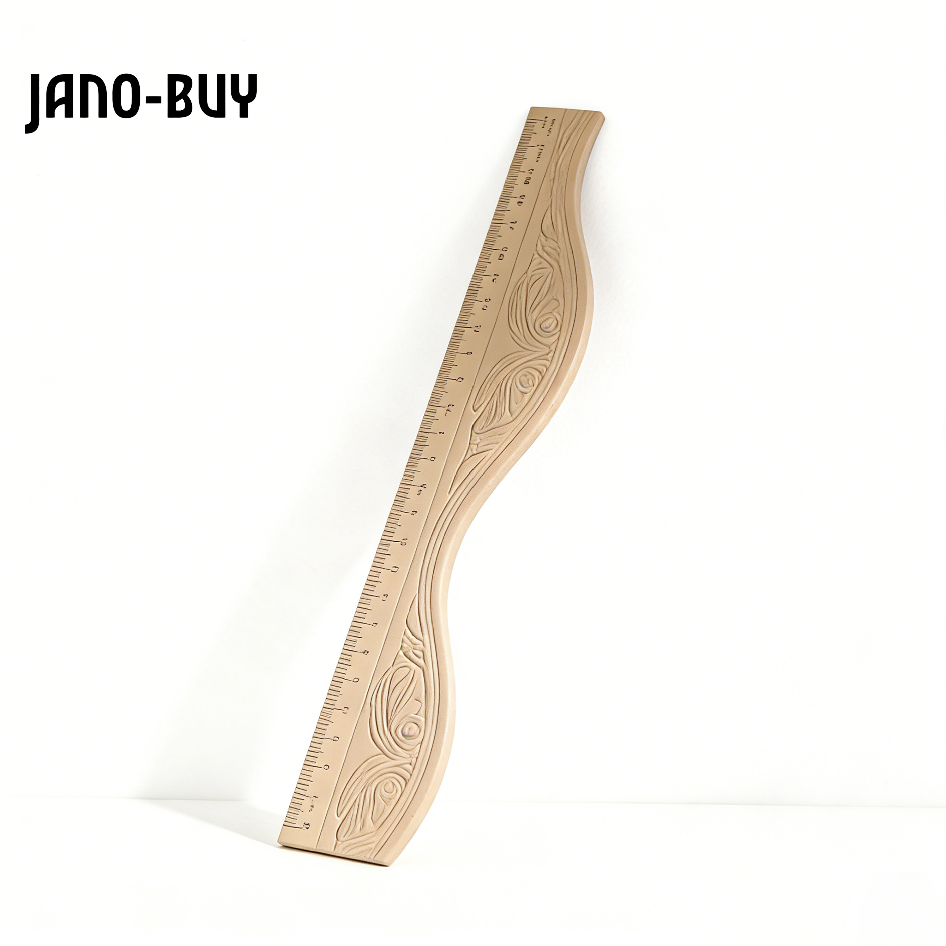 ไม้บรรทัดเส้นหยักสำหรับวาดและทำเครื่องหมาย (แพ็ค 5 ชิ้น)