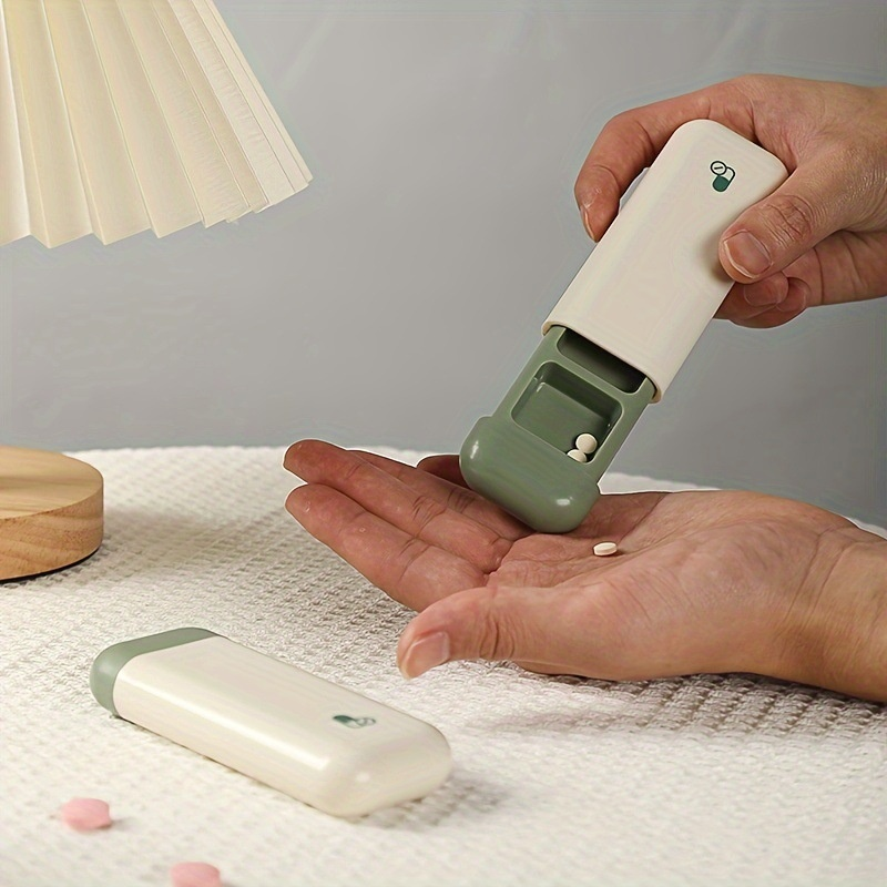 กล่องเก็บยาอเนกประสงค์ กล่องเก็บเครื่องประดับกันฝุ่นแบบพกพา