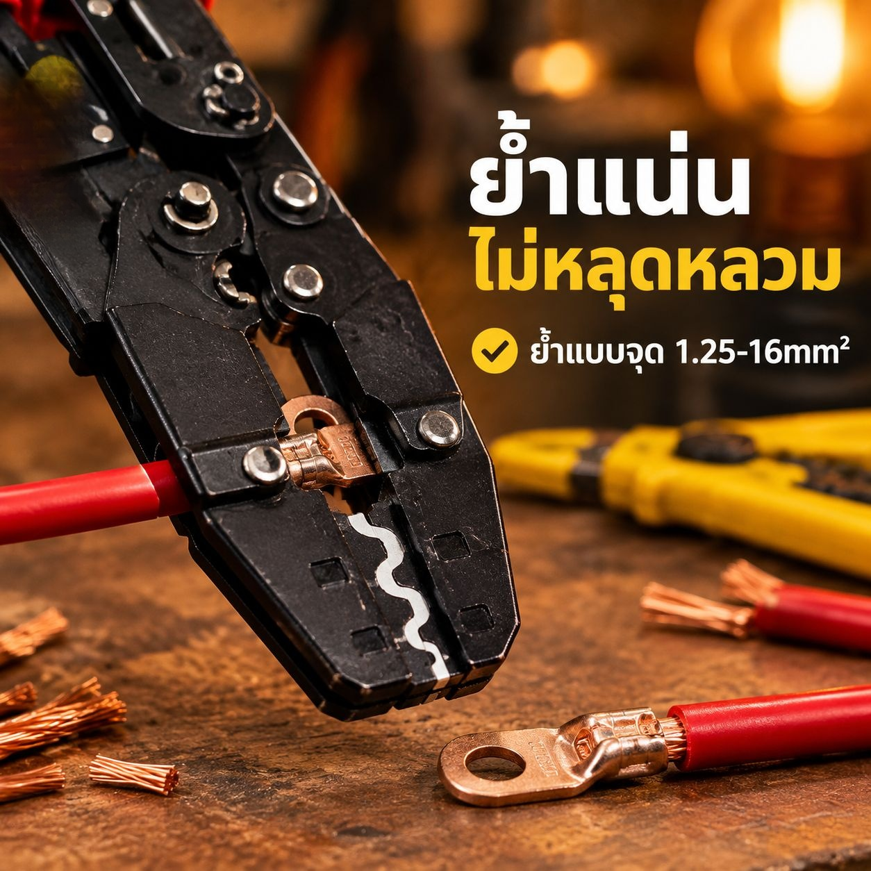 คีมย้ำหางปลาอเนกประสงค์