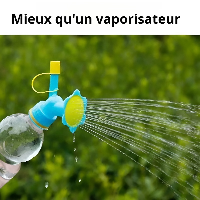 Pommeau décoratif en forme de tournesol pour arrosoir