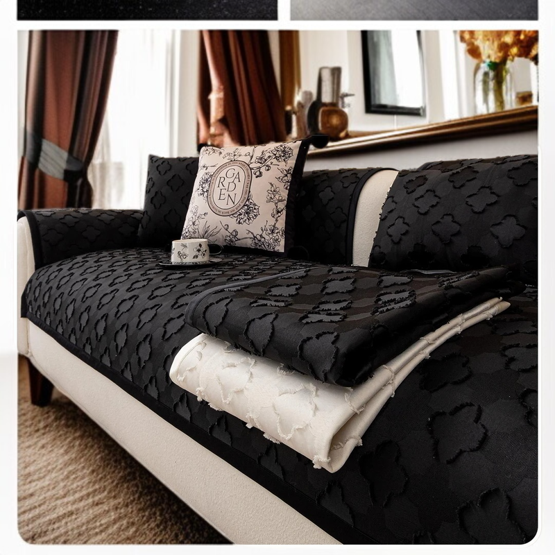 소파 쿠션 미끄럼 방지 이형 시니어 크림 화이트 쿠션 직선 소파 커버 이형 소파 쿠션