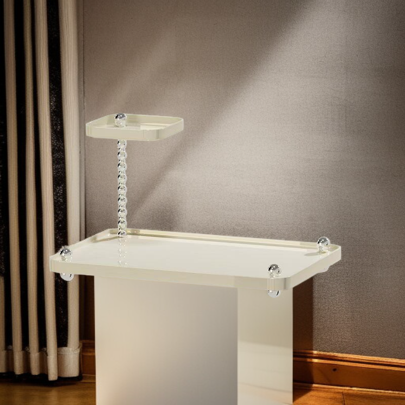 현관 다층 수납 선반 데스크탑 소형 무타공 플라스틱 정리 선반