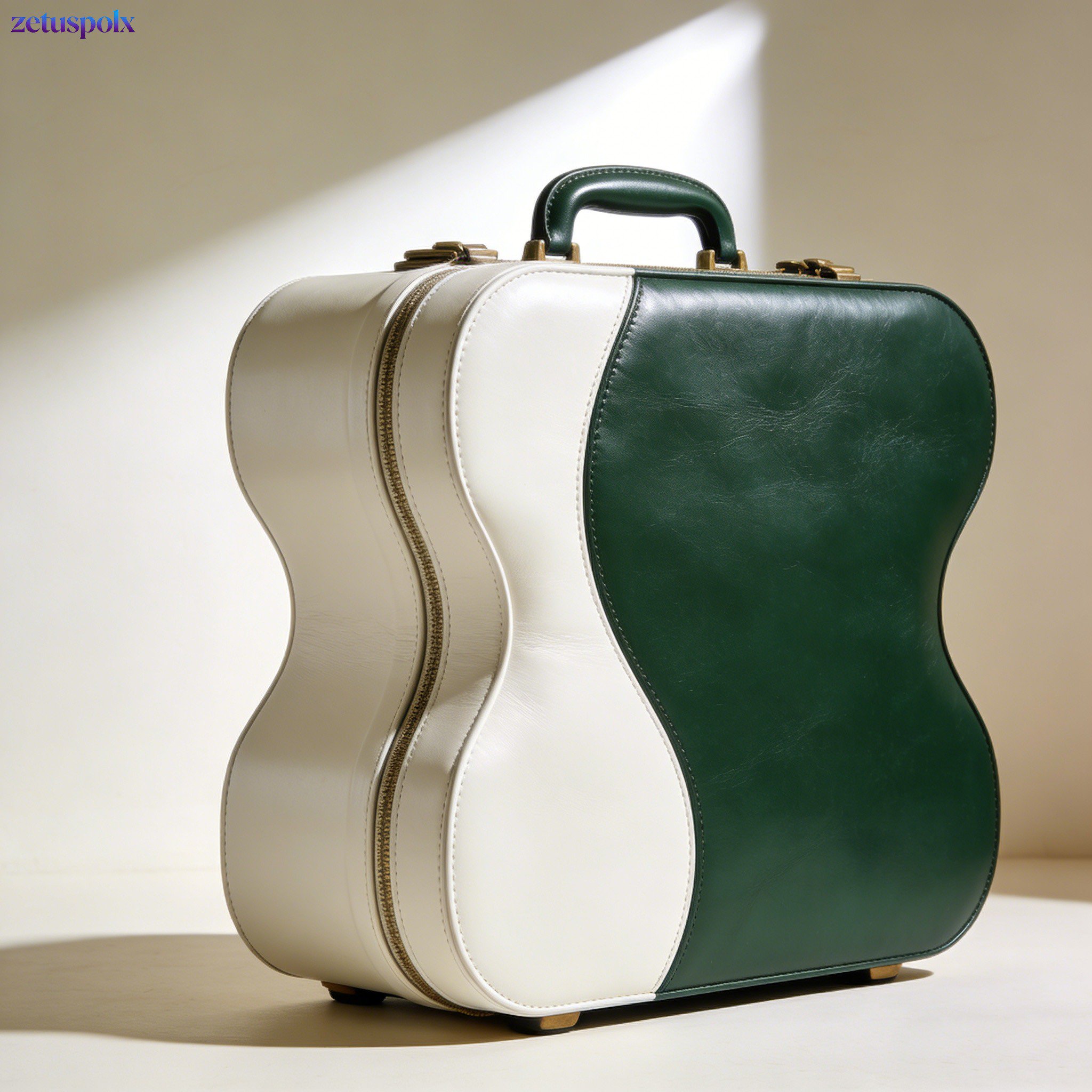 Retro travel trunk with vintage design