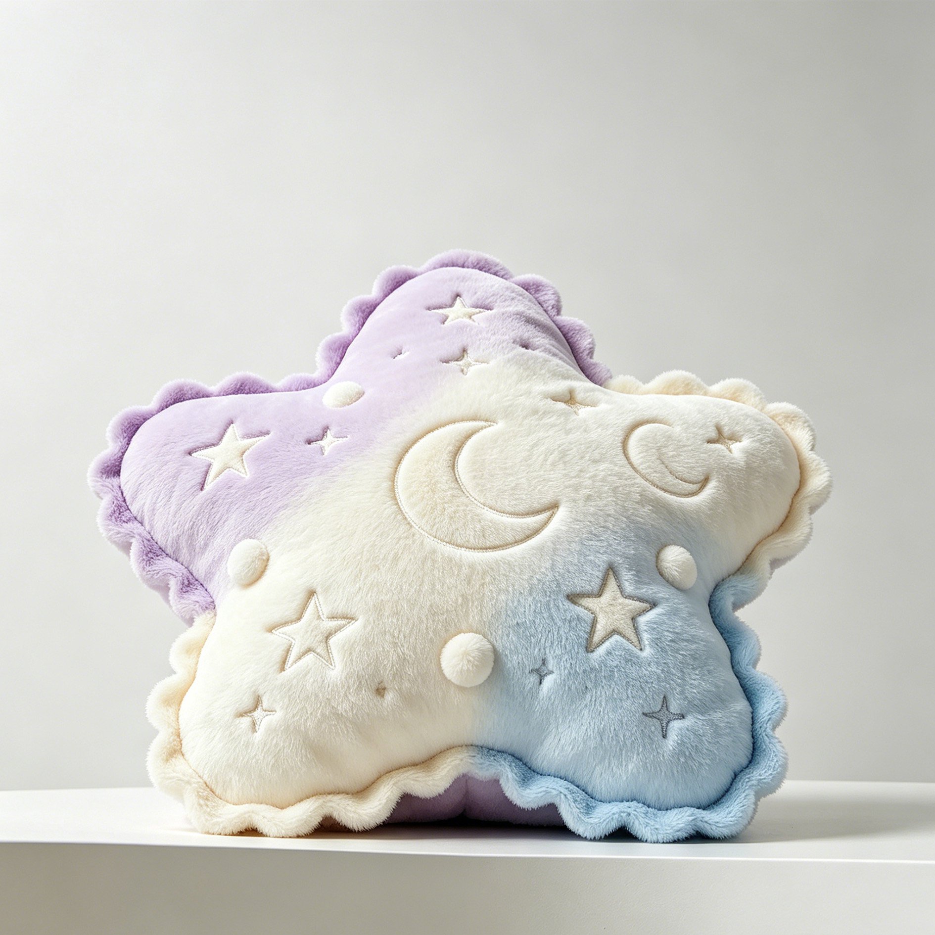 Lot de 2 coussins étoiles à motif dégradé pour chambre