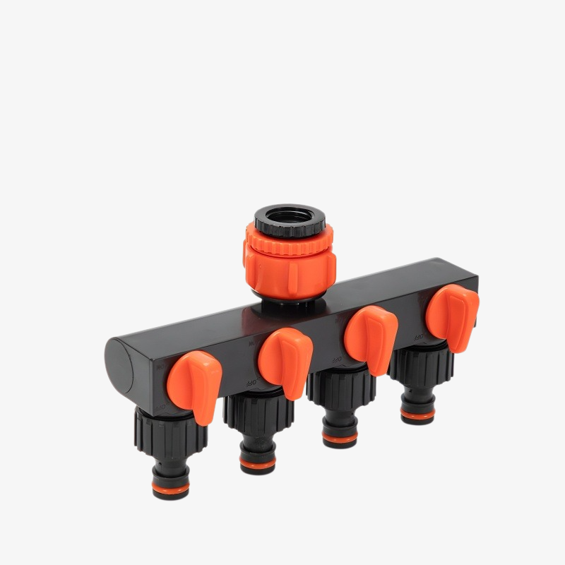 5통 4로 1구 이음매 분수기 수도관 세차 수도관 스위치 부착 분류 5통 수도꼭지 커넥터