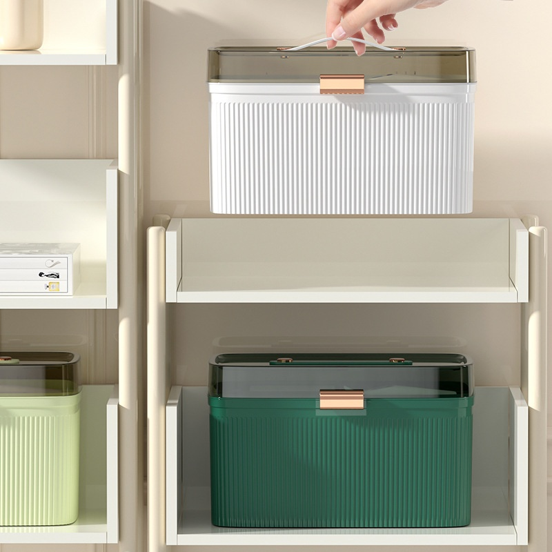 กล่องยาแบบครอบครัว ขนาดใหญ่ หลายชั้น สำหรับใช้ในบ้าน