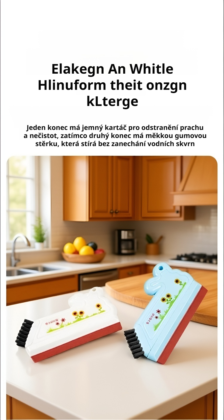 Detail univerzální stěrky na čištění