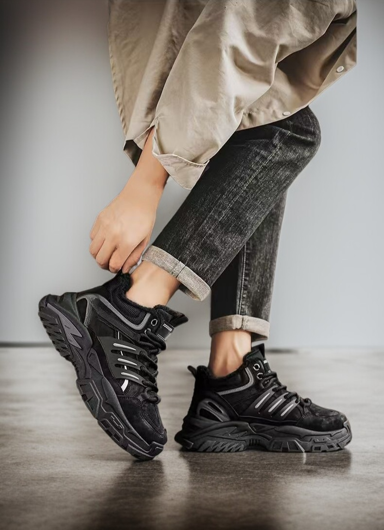 冬用防寒男性靴着用イメージ