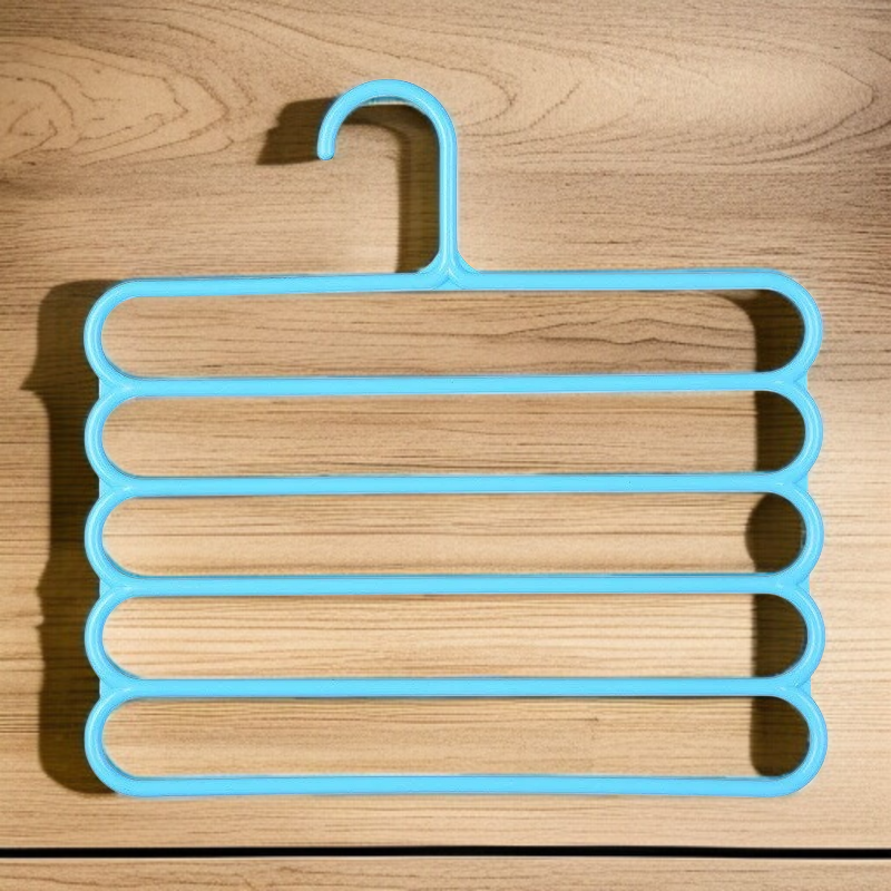 Fünf-lagiger faltbarer Wäscheständer, platzsparendes Design