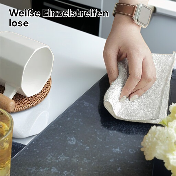 Nachhaltige Bambus-Küchenhandtücher waschbar, 30x26cm, 5 Stück