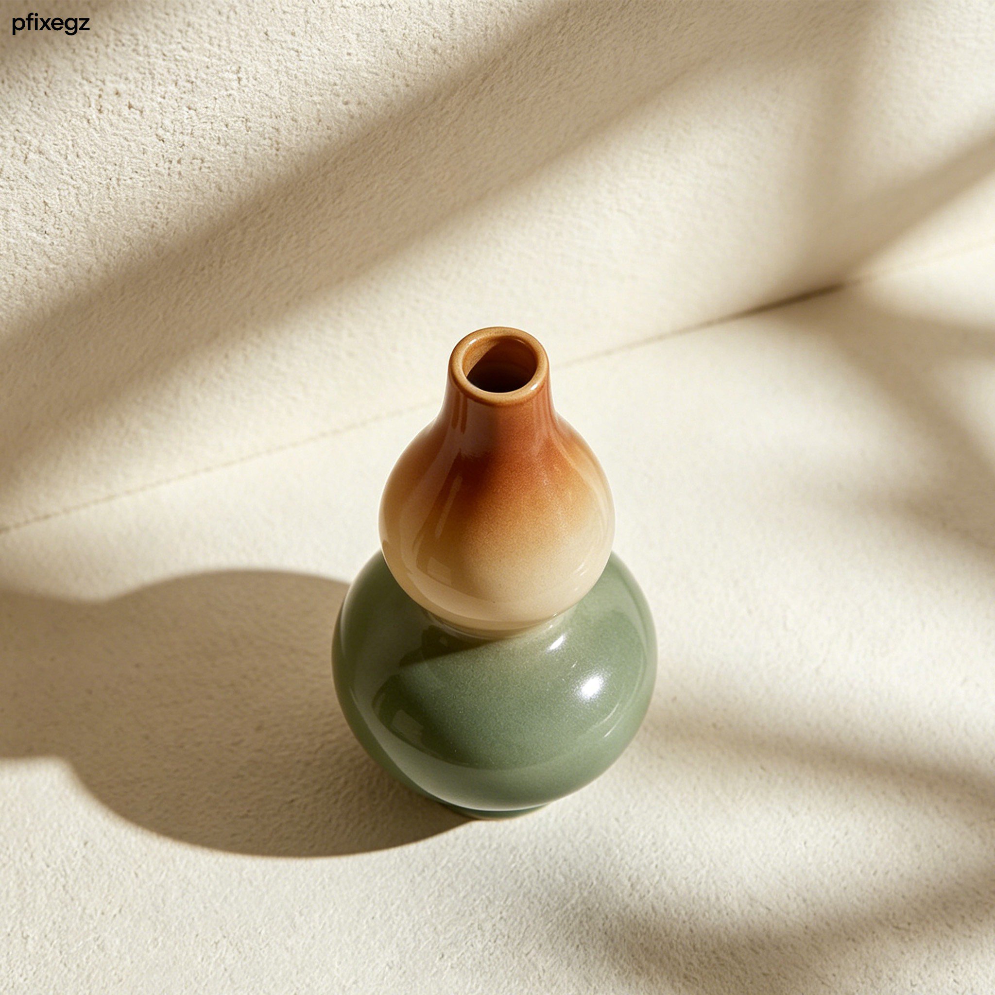 漸層葫蘆造型陶瓷花瓶（3個）