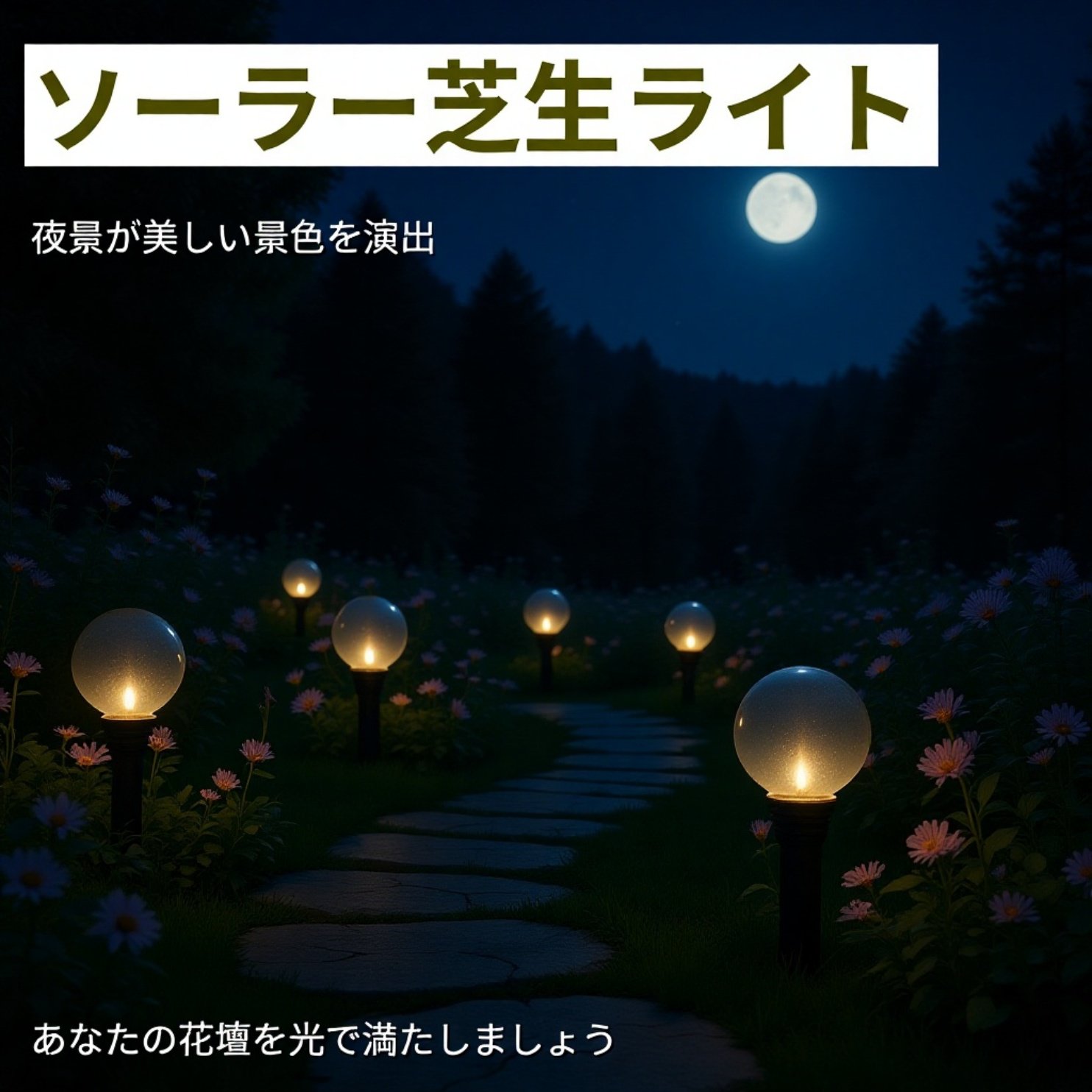 屋外用ソーラーガーデンライト 家庭用庭園灯