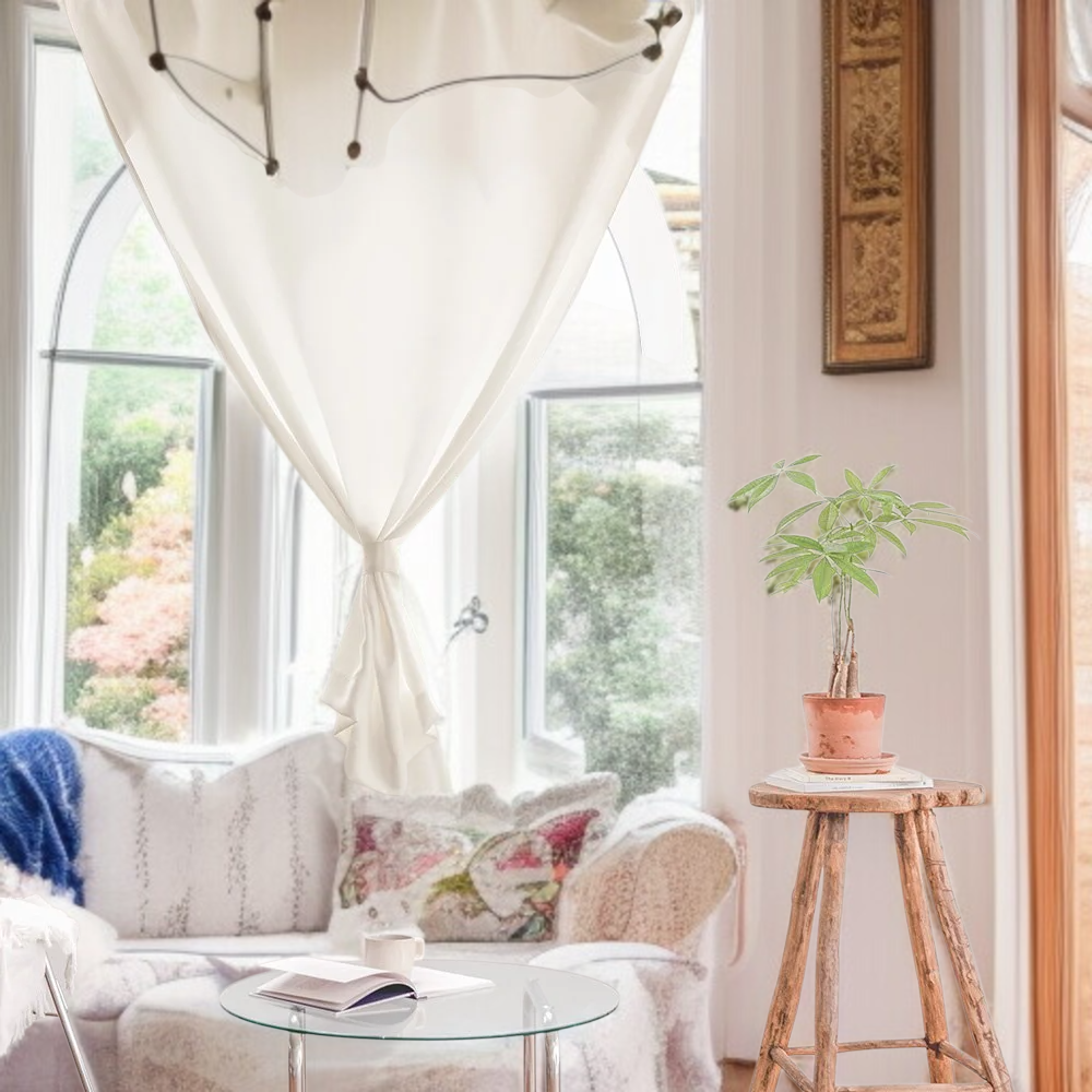 침실 펀치 프리로 올 차광 커튼 접착식 햇빛가리개 자체 접착 발코니 창문 차광막