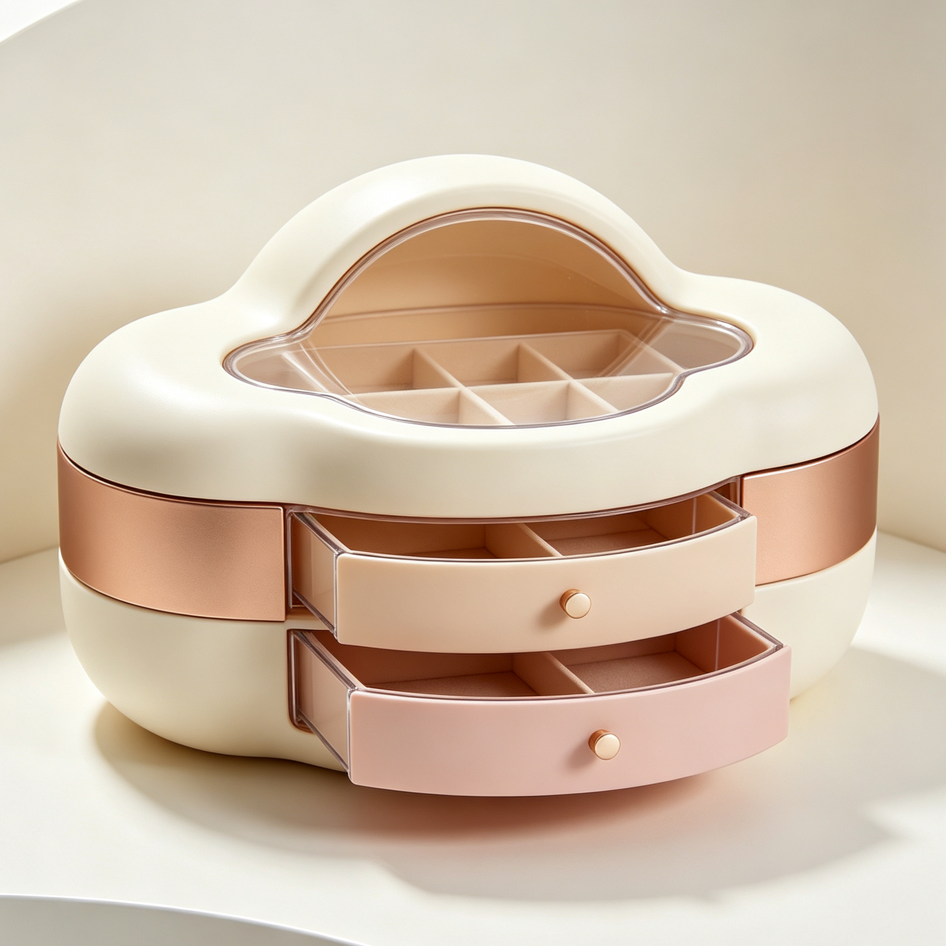 Cloud-shaped jewelry storage boxes (3 pieces)